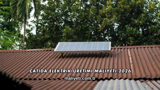 Çatıda Elektrik Üretimi Maliyeti 2026