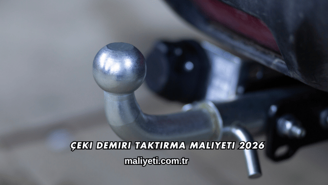 Çeki Demiri Taktırma Maliyeti 2026