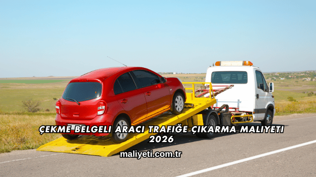 Çekme Belgeli Aracı Trafiğe Çıkarma Maliyeti 2026