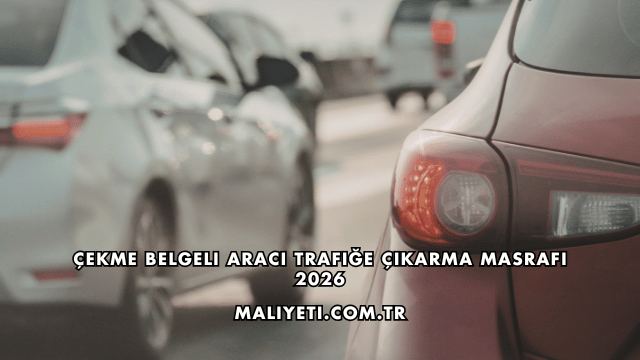 Çekme Belgeli Aracı Trafiğe Çıkarma Masrafı 2026