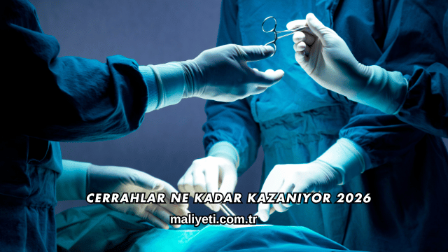 Cerrahlar Ne Kadar Kazanıyor 2026