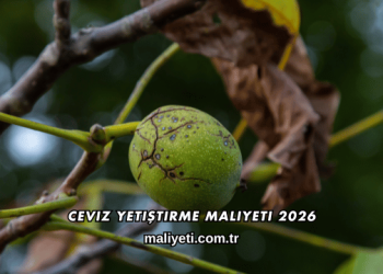 Ceviz Yetiştirme Maliyeti 2026