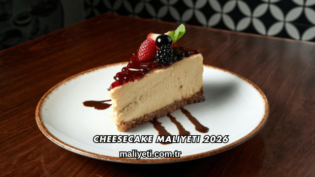 Cheesecake Maliyeti 2026