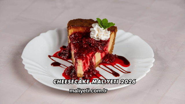 Cheesecake Maliyeti 2026