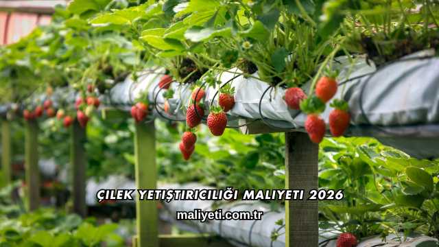 Çilek Yetiştiriciliği Maliyeti 2026