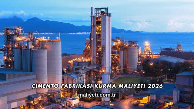 Çimento Fabrikası Kurma Maliyeti 2026