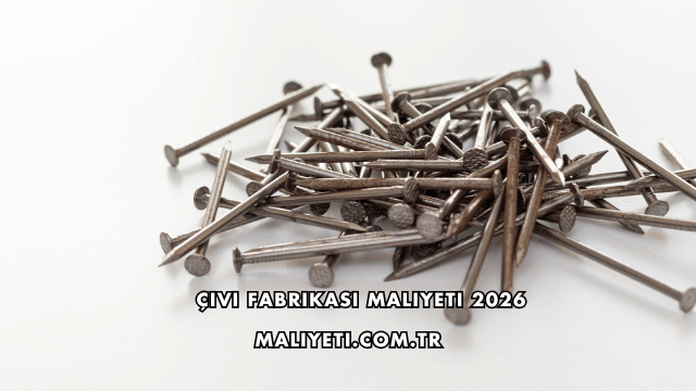 Çivi Fabrikası Maliyeti 2026