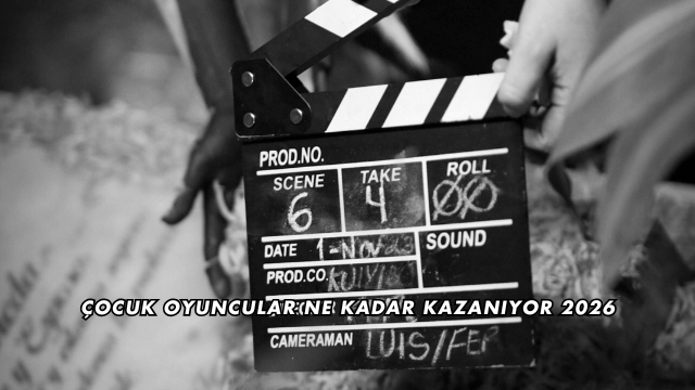 Çocuk Oyuncular Ne Kadar Kazanıyor 2026