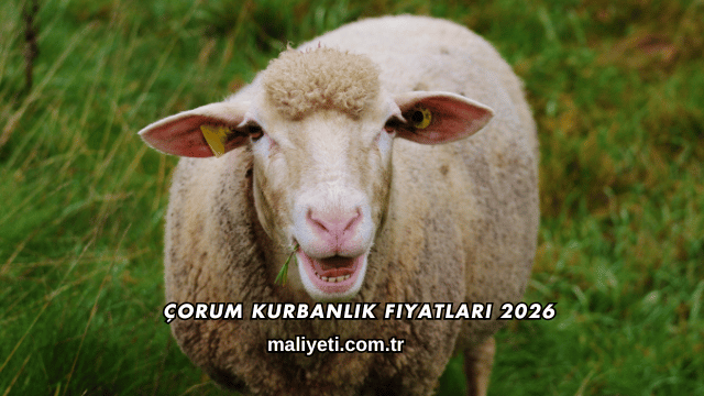 Çorum Kurbanlık Fiyatları 2026