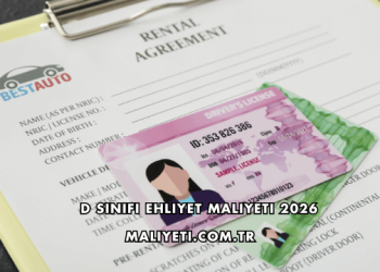D Sınıfı Ehliyet Maliyeti 2026