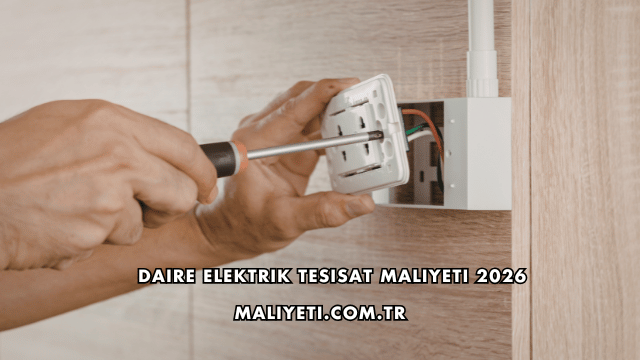 Daire Elektrik Tesisat Maliyeti 2026