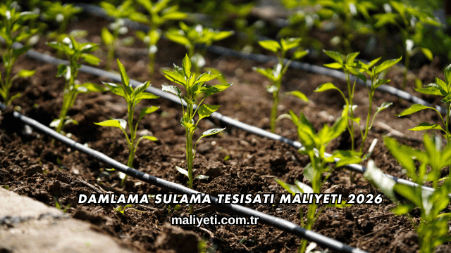 Damlama Sulama Tesisatı Maliyeti 2026