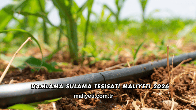 Damlama Sulama Tesisatı Maliyeti 2026