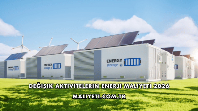 Değişik Aktivitelerin Enerji Maliyeti 2026