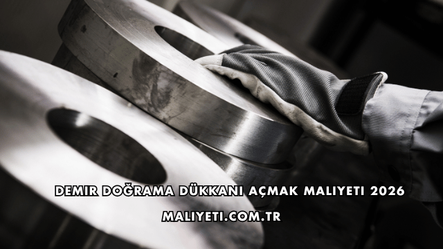 Demir Doğrama Dükkanı Açmak Maliyeti 2026