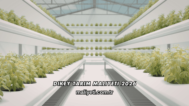 Dikey Tarım Maliyeti 2026