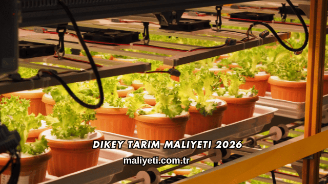 Dikey Tarım Maliyeti 2026