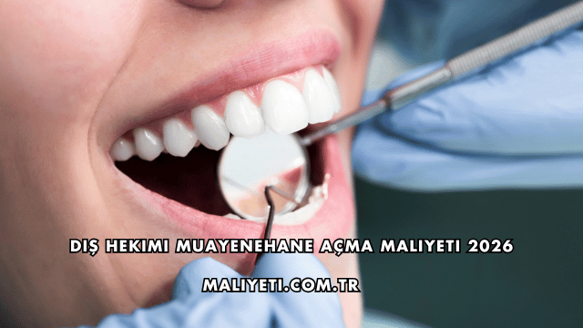 Diş Hekimi Muayenehane Açma Maliyeti 2026