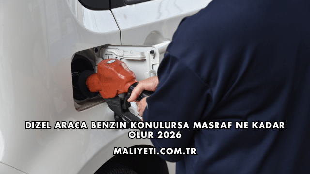 Dizel Araca Benzin Konulursa Masraf Ne Kadar Olur 2026