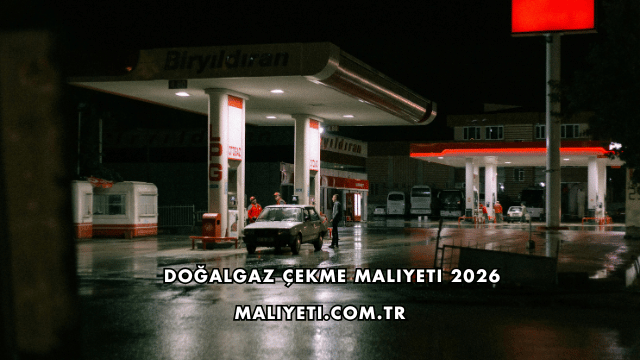 Doğalgaz Çekme Maliyeti 2026