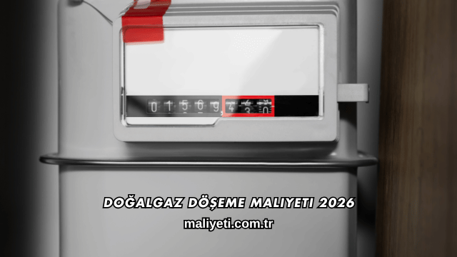 Doğalgaz Döşeme Maliyeti 2026