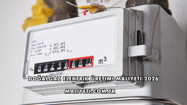 Doğalgaz Elektrik Üretimi Maliyeti 2026