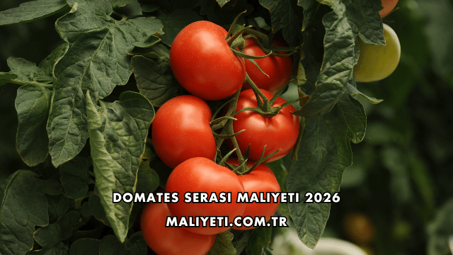 Domates Serası Maliyeti 2026