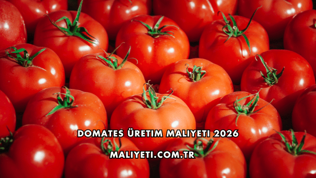 Domates Üretim Maliyeti 2026