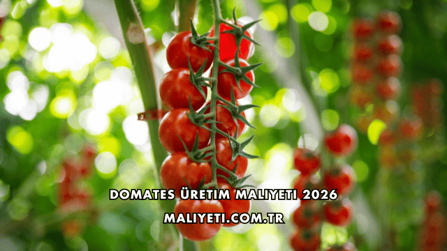 Domates Üretim Maliyeti 2026
