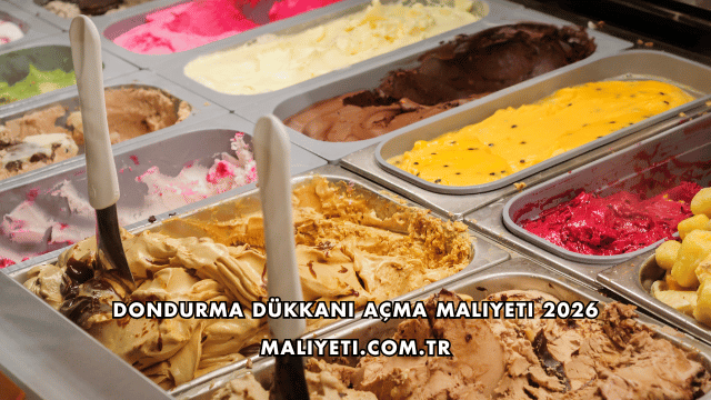 Dondurma Dükkanı Açma Maliyeti 2026