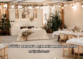 Düğün Salonu Açmanın Maliyeti 2026