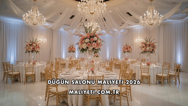 Düğün Salonu Maliyeti 2026