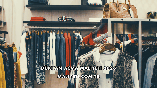 Dükkan Açma Maliyeti 2026