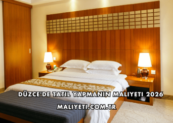 Düzce'de Tatil Yapmanın Maliyeti 2026