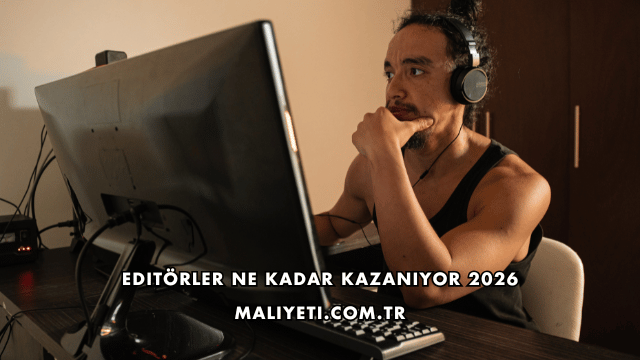 Editörler Ne Kadar Kazanıyor 2026