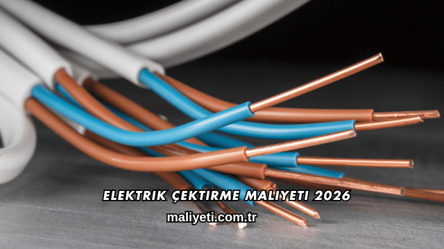 Elektrik Çektirme Maliyeti 2026