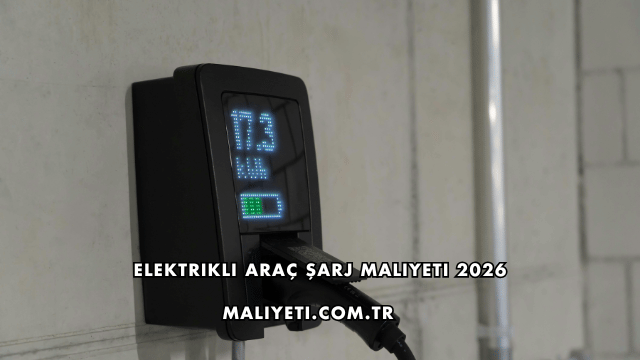 Elektrikli Araç Şarj Maliyeti 2026