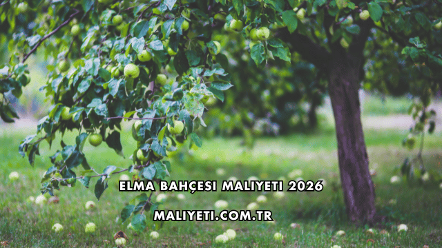Elma Bahçesi Maliyeti 2026