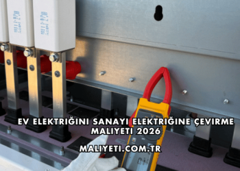 Ev Elektriğini Sanayi Elektriğine Çevirme Maliyeti 2026