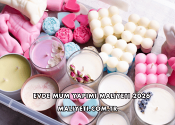 Evde Mum Yapımı Maliyeti 2026