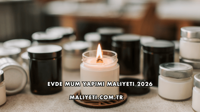 Evde Mum Yapımı Maliyeti 2026