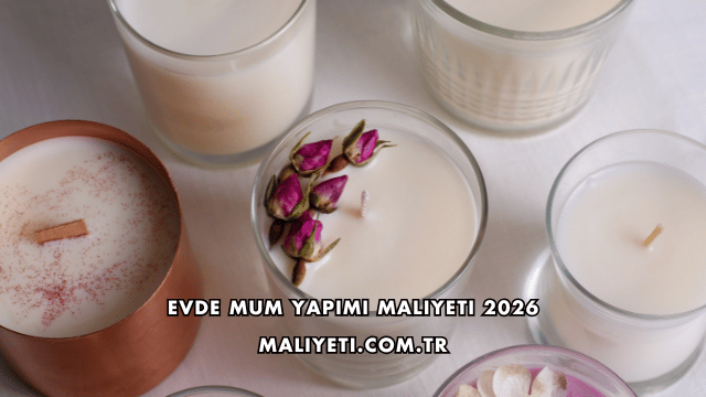 Evde Mum Yapımı Maliyeti 2026