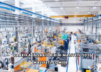 Fabrika İnşaatı Birim Maliyeti 2026