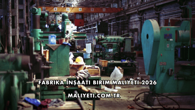 Fabrika İnşaatı Birim Maliyeti 2026