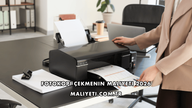 Fotokopi Çekmenin Maliyeti 2026