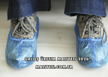 Galoş Üretim Maliyeti 2026