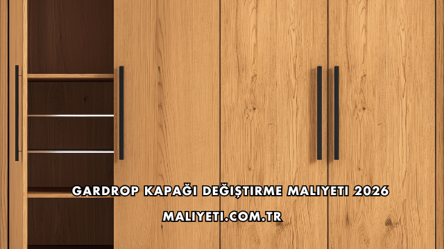 Gardrop Kapağı Değiştirme Maliyeti 2026