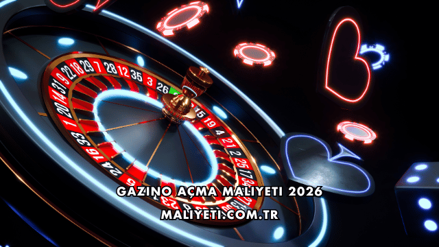 Gazino Açma Maliyeti 2026
