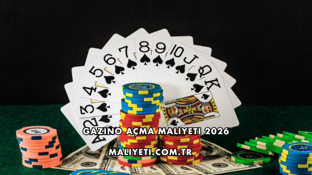 Gazino Açma Maliyeti 2026