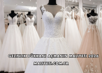 Gelinlik Dükkanı Açmanın Maliyeti 2026